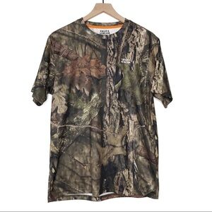 FIELD AND STREAM  Real Tree Camo Print Short Sleeve Top M